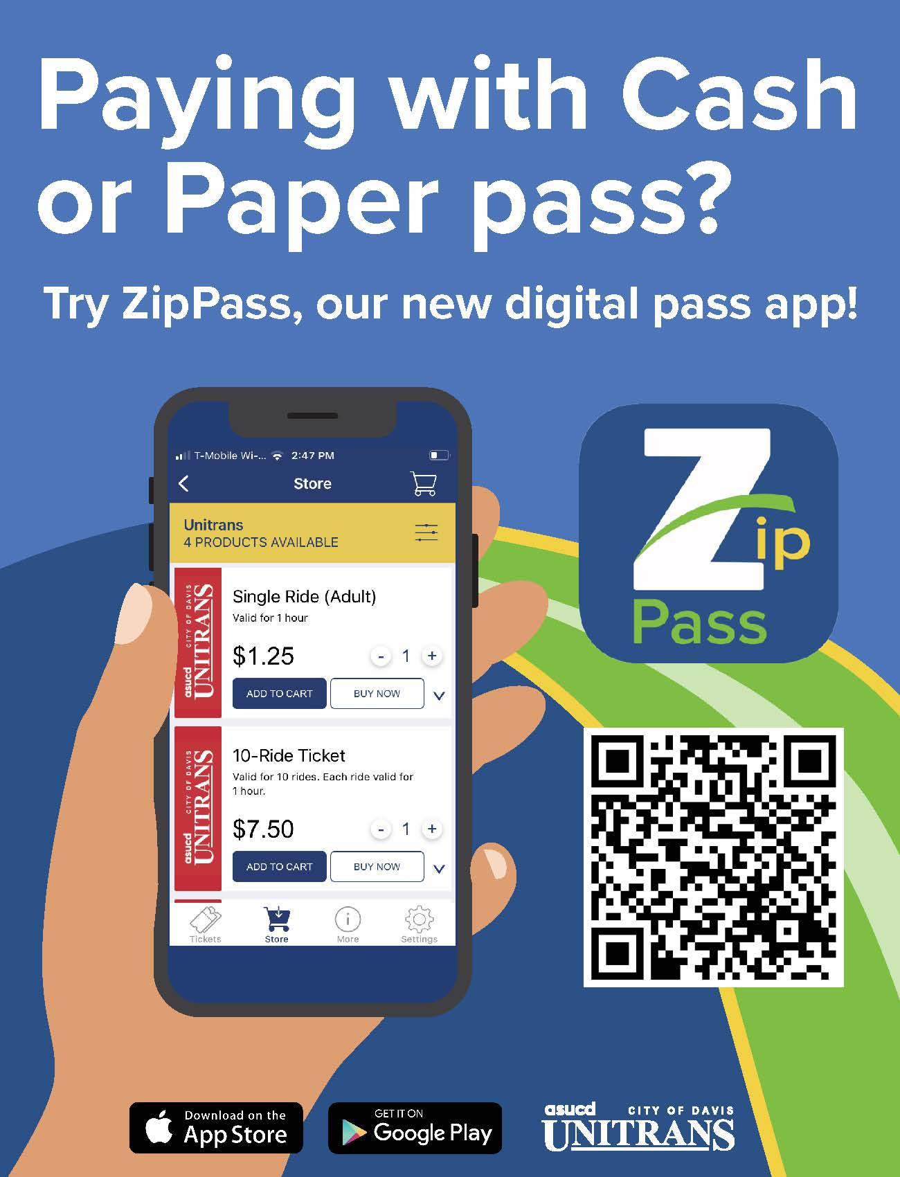 Have your bus pass on your phone!